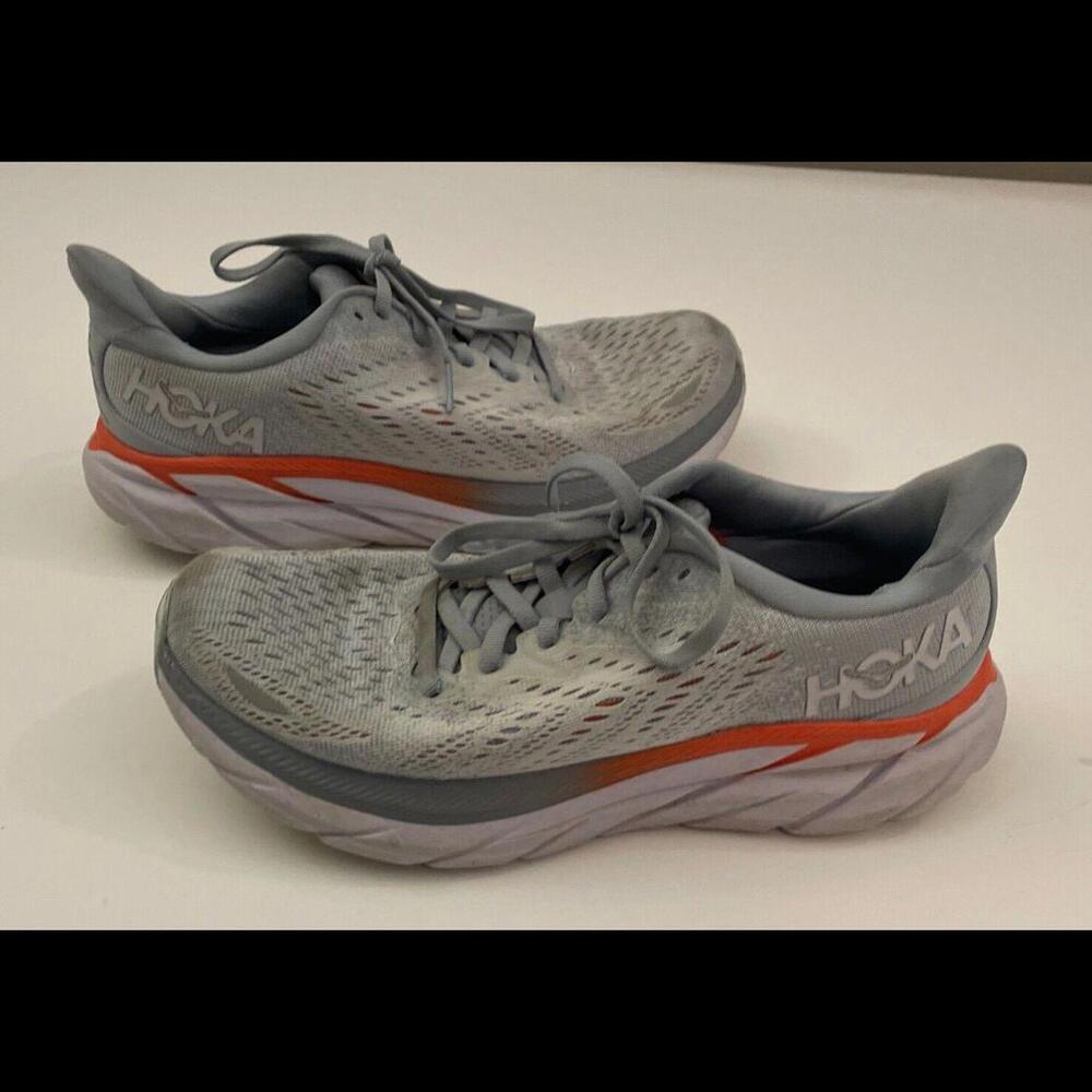 Hoka One One Clifton 8 Women Sz 7.5B Sneaker 1121375 BFPA Blue Fog Running Shoes